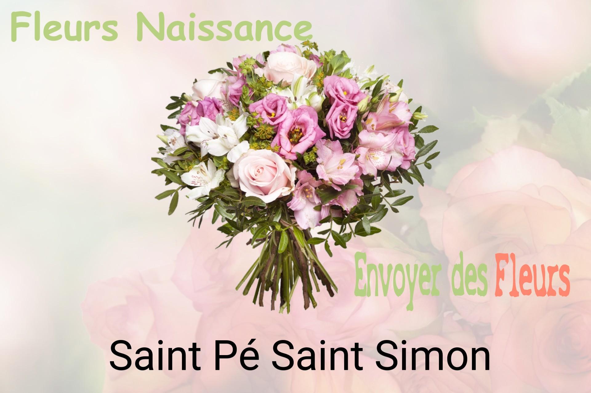 Bouquet de fleurs de naissance livré à Saint-Pé-Saint-Simon